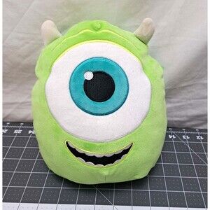 Disney Pixar Monsters Inc Mike Wazowski 8" Soft Plush Toy Jazwares Squishmallows